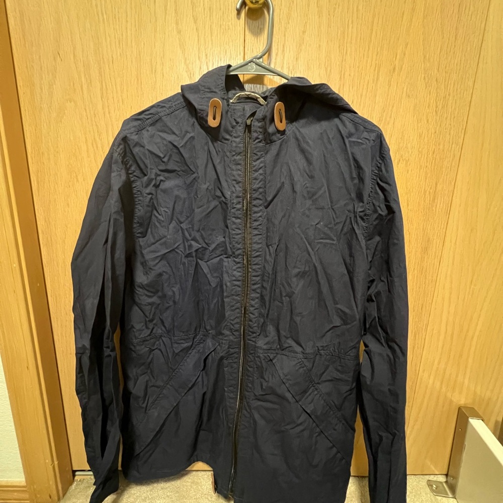 Lucky Brand Dark Blue Windbreaker Jacket